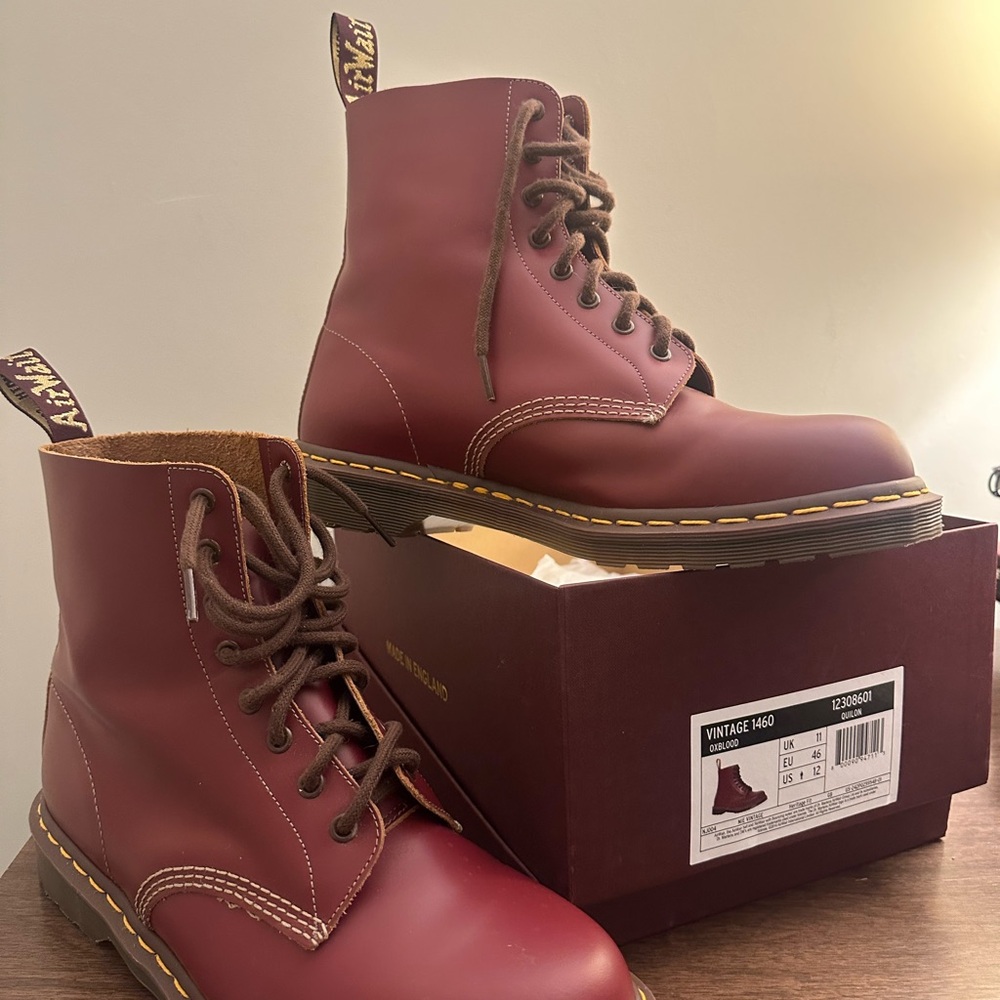 Dr. Martens Burgundy Boots